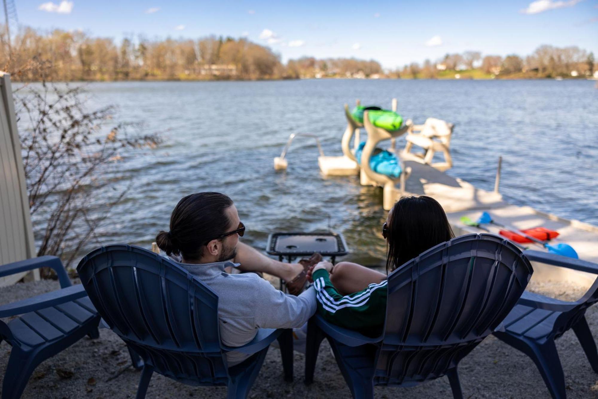 Hilltop Lakehouse - Free Kayaks Deck Plx Villa Akron Exterior foto